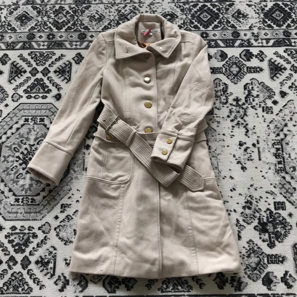 Kenneth Cole Jackets & Blazers - Kenneth Cole long belted wool peacoat